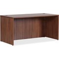 Lorell Lorell® Wood Desk Shell - 59" x 29.5" x 29.5" - Walnut - Essentials Series 69968